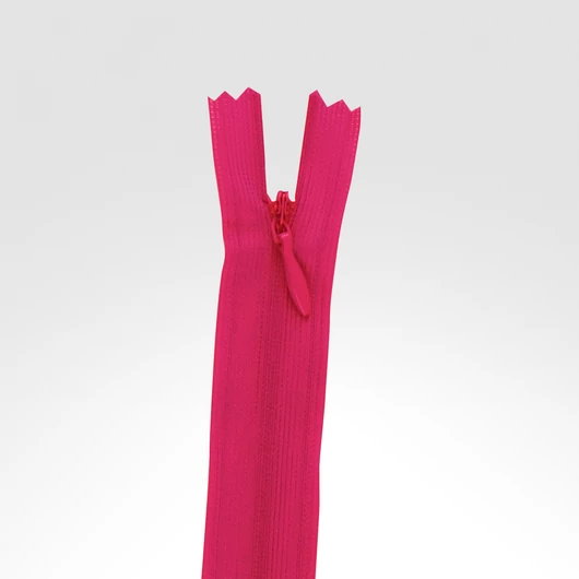 Rejtett cipzár 45 cm pink